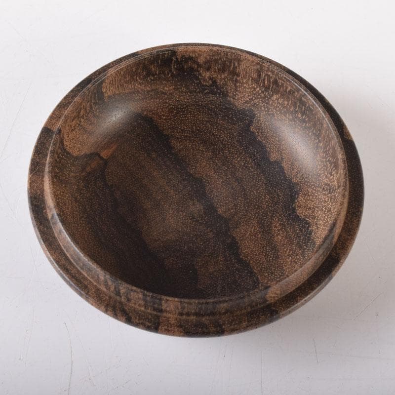 茶道具　黒柿　香合　共布　共箱　V　7633