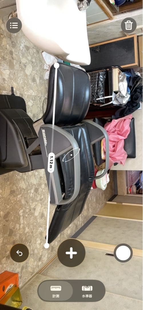 美容院用 電動シャンプーチェア 業務用 黒／リクライニング 動作確認済み