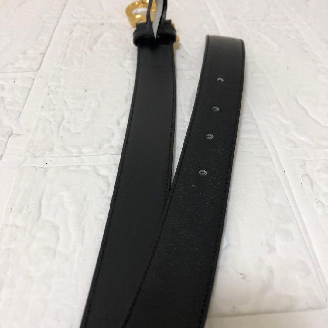 美品　レア　GUCCI ベルト　イルカ　GG バックル　オールドグッチ レザー