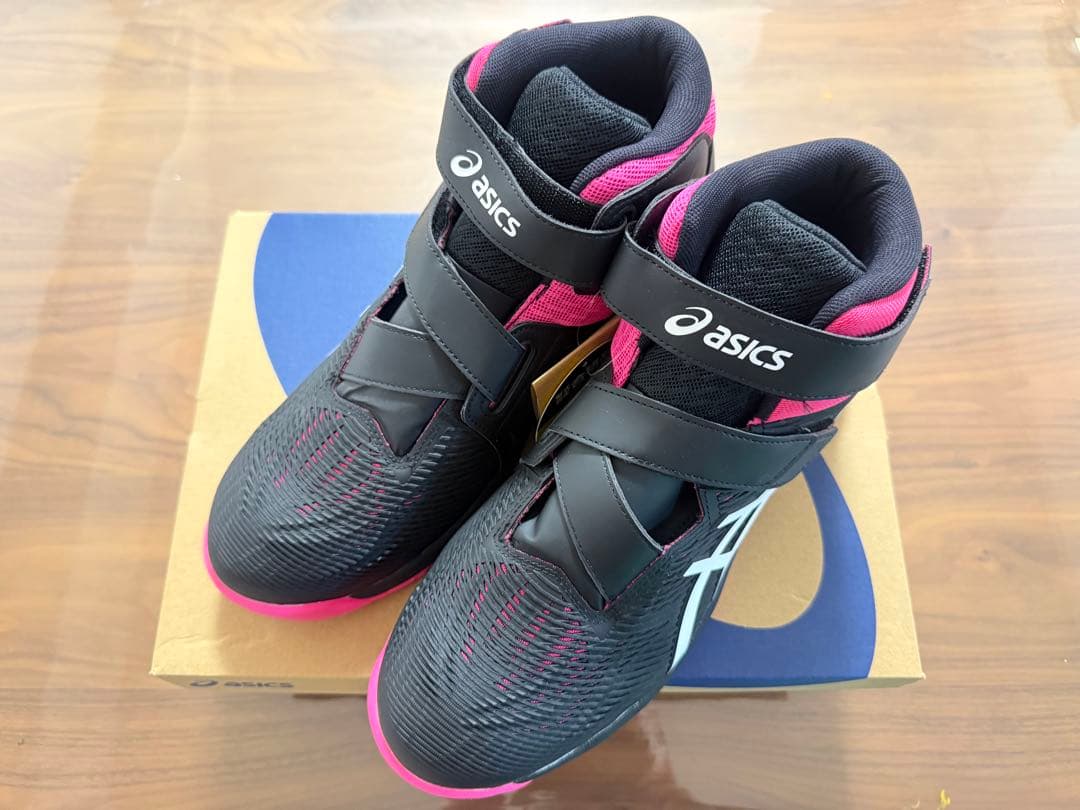 アシックス 安全靴 ウィンジョブ CP120 ブラック/ホワイト 27.5