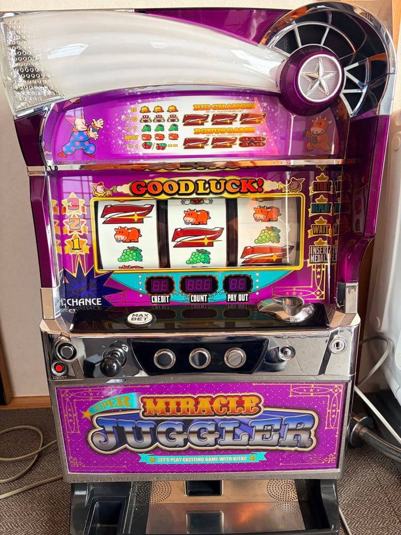 【あいちゃん】プレミアカード付きスーパーミラクルジャグラー 不要機