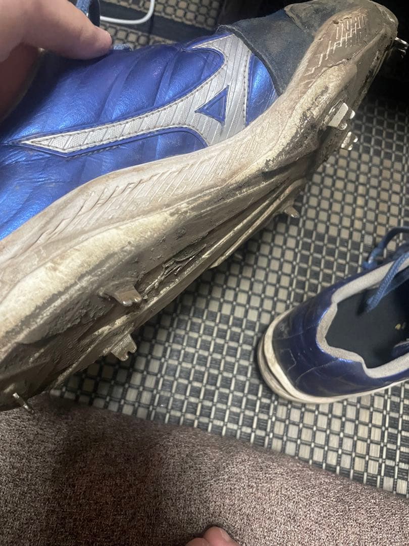 中日キャンプ　選手実使用　ミズノスパイク　MIZUNO