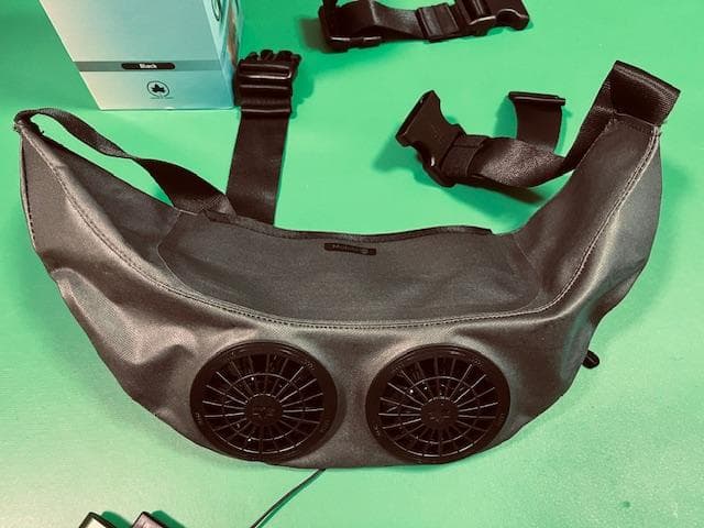 ロゴス野電ツインクール81336732＋対応バッテリーLG-LP124G付き