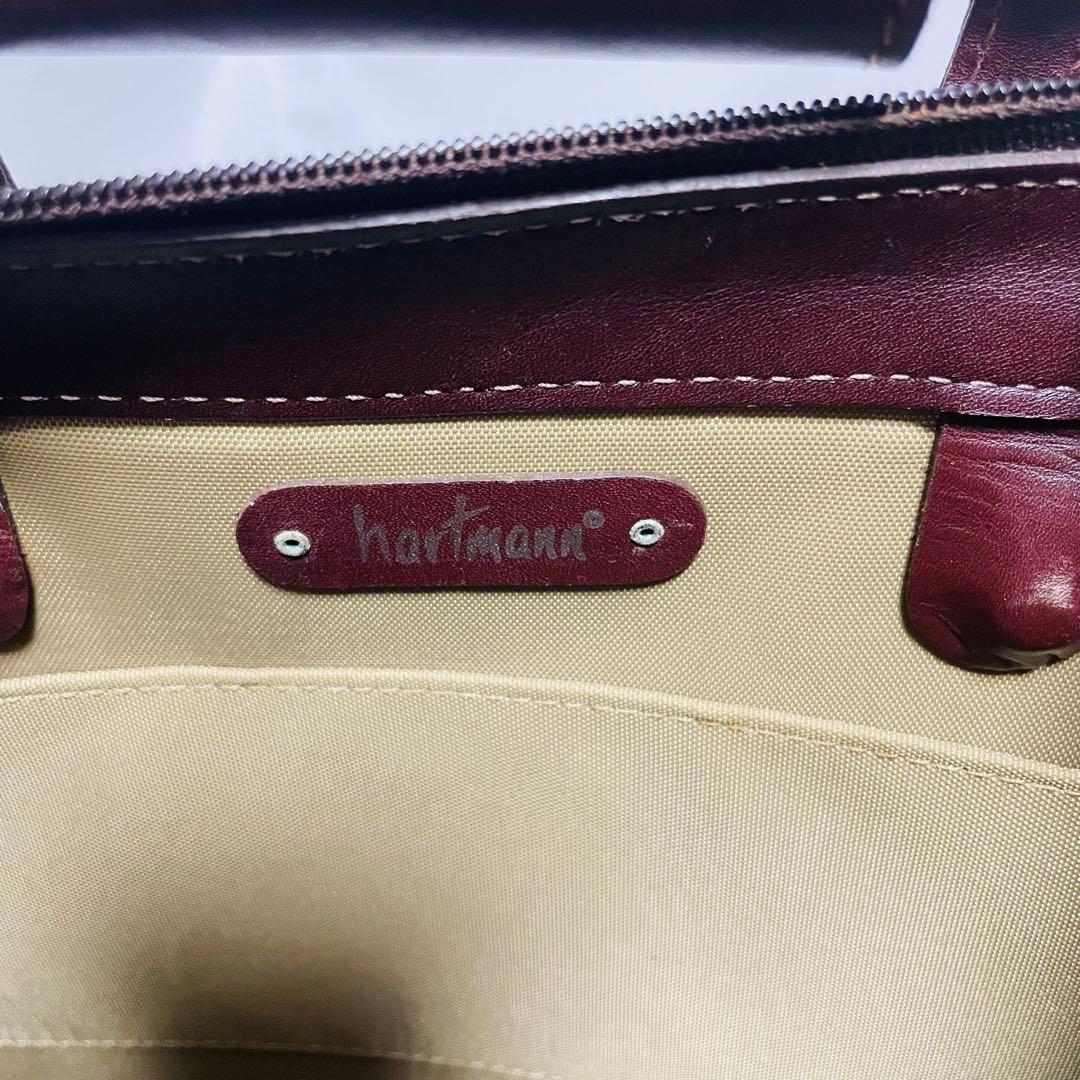 ハートマン レザー ブリーフケース ショルダーバッグ メンズ 茶 2way