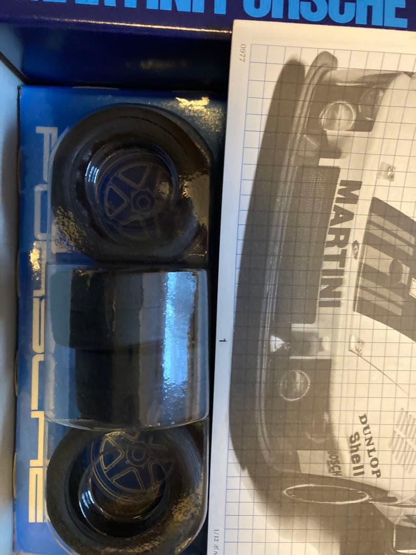 タミヤ　1/12　ポルシェ935ターボ　マルティニ　ダンロップタイヤ刻印