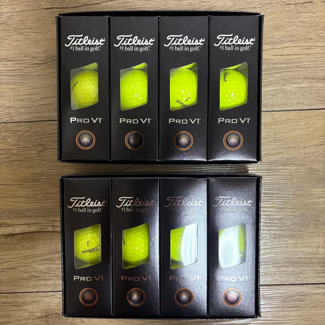 Titleist Pro V1 イエロー 2025年　2ダース