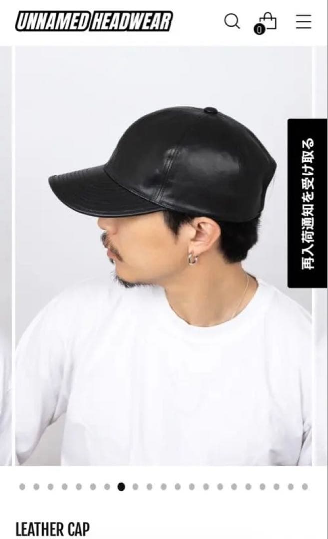 UNNAMED HEADWEAR LEATHER CAP レザーキャップ
