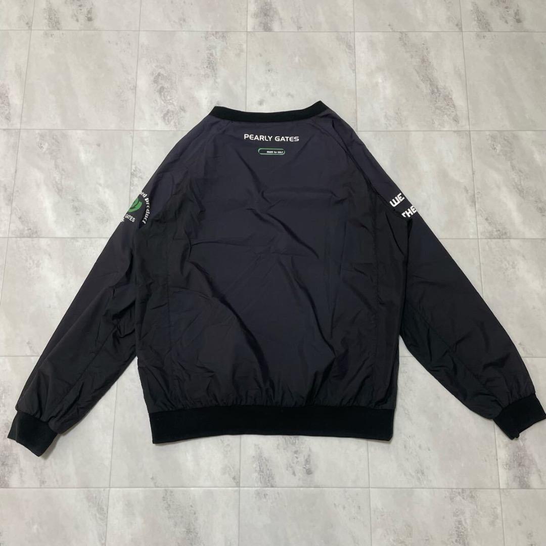 PEARLY GATES ナイロンジャケット プルオーバー プリントロゴ ゴルフ