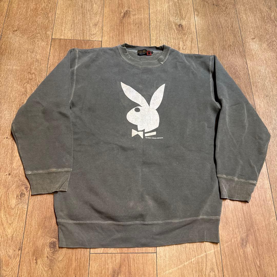 m*y様 RHD PLAYBOY ロゴ スウェット SIZE L
