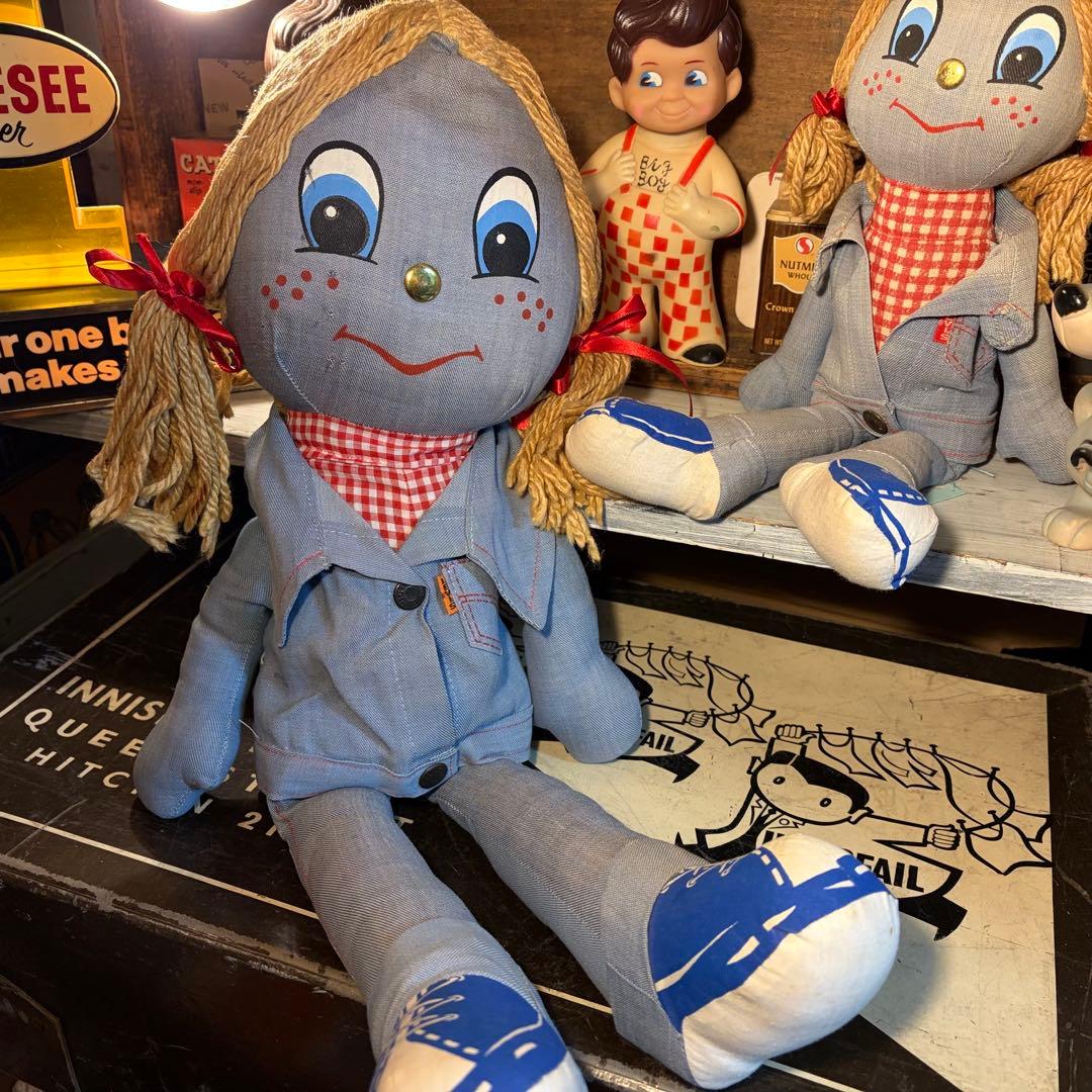 1973年　LEVI'S デニムラグドール　希少サイズ　ビンテージ