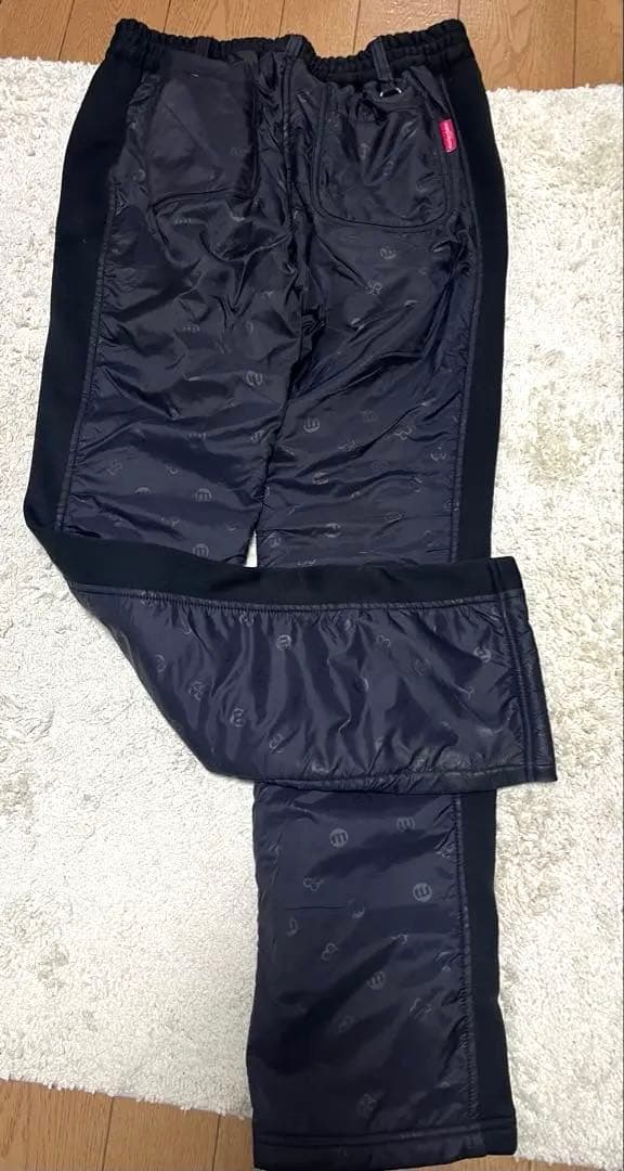 marie claileゴルフ　ロゴ入ブルゾンとパンツセットレディースM