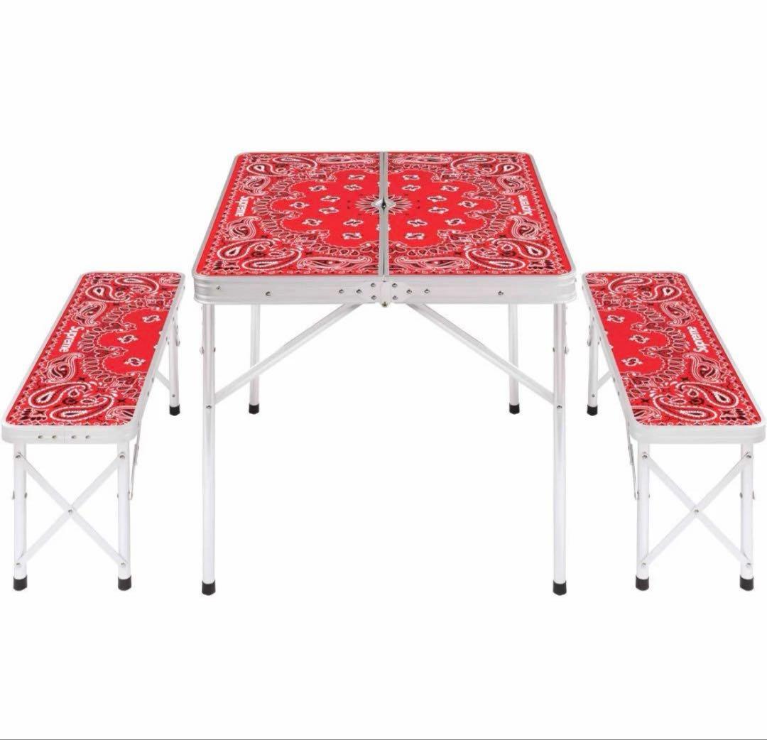 Supreme Coleman Folding Table Set 美中古