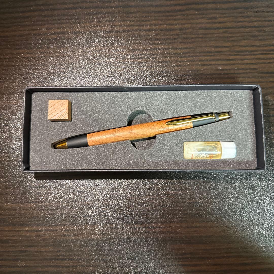 野原工芸 新型 欅 シャーペン 固定口金付き