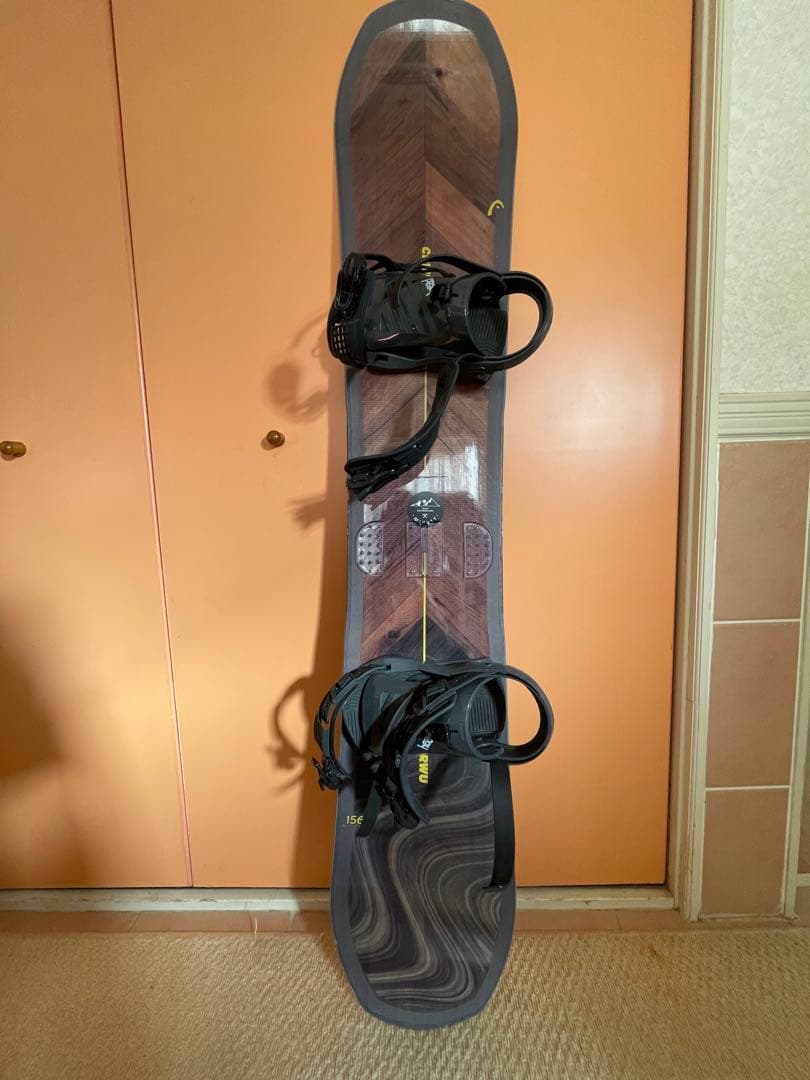 HEAD スノーボード 150cm 3点セット、お手入れグッズ付き