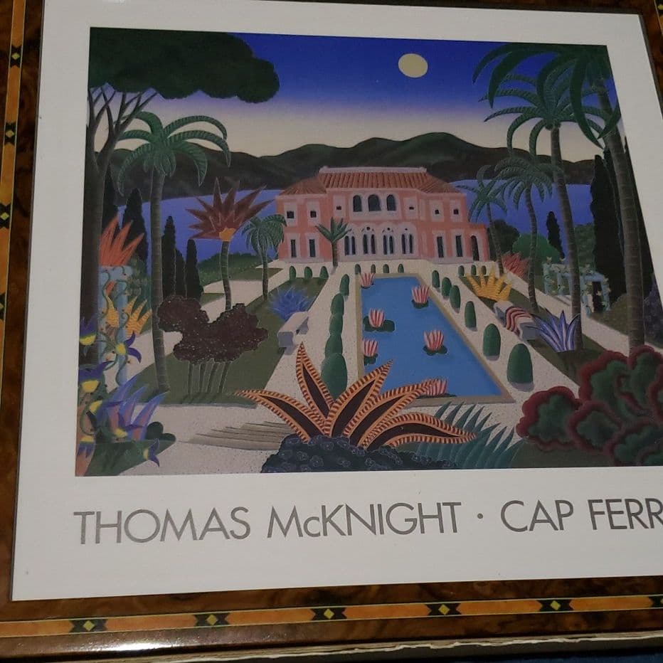 Tomas MCKNIGHT.CAP FERRAT額縁付き