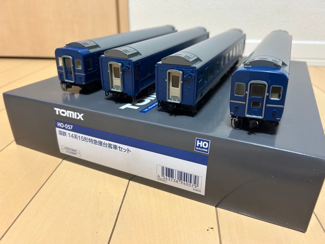 未使用TOMIX HO-057 国鉄14系15形特急寝台客車 他２両