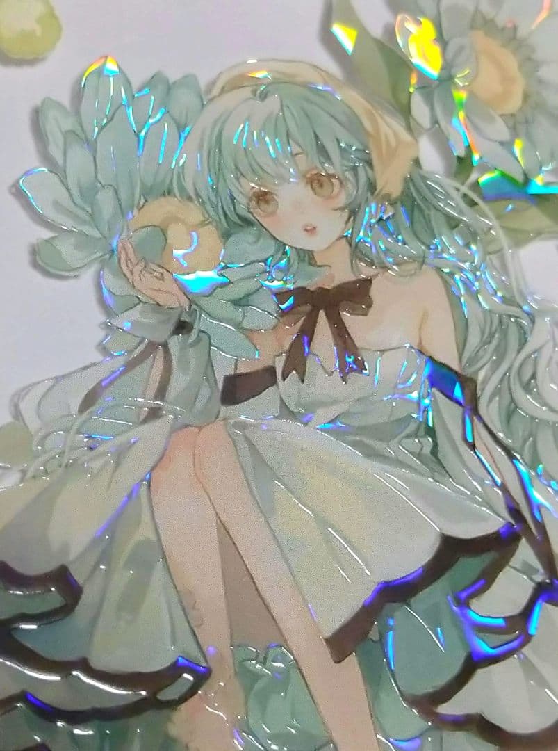 J661＃花期如约(贝壳光)studiovi切り売り海外人物マステ女の子