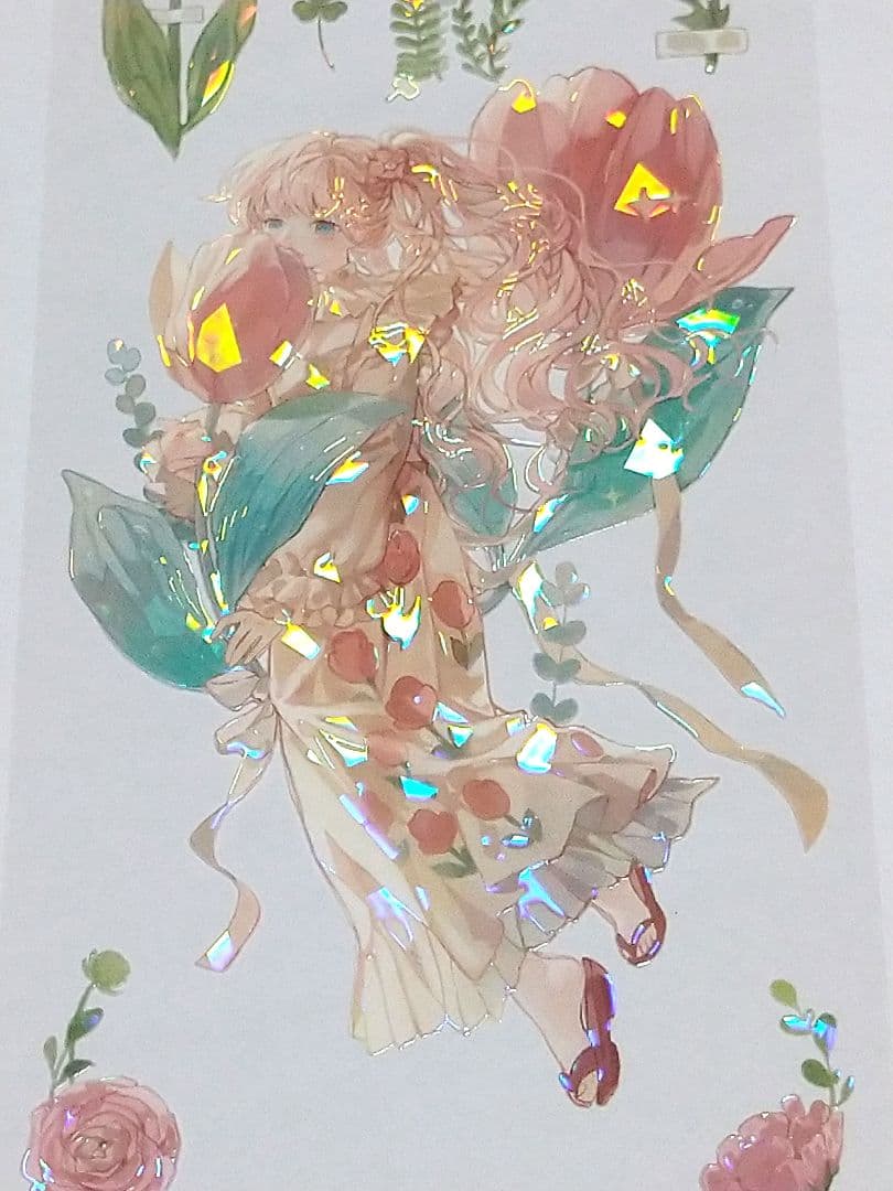 J661＃花期如约(贝壳光)studiovi切り売り海外人物マステ女の子