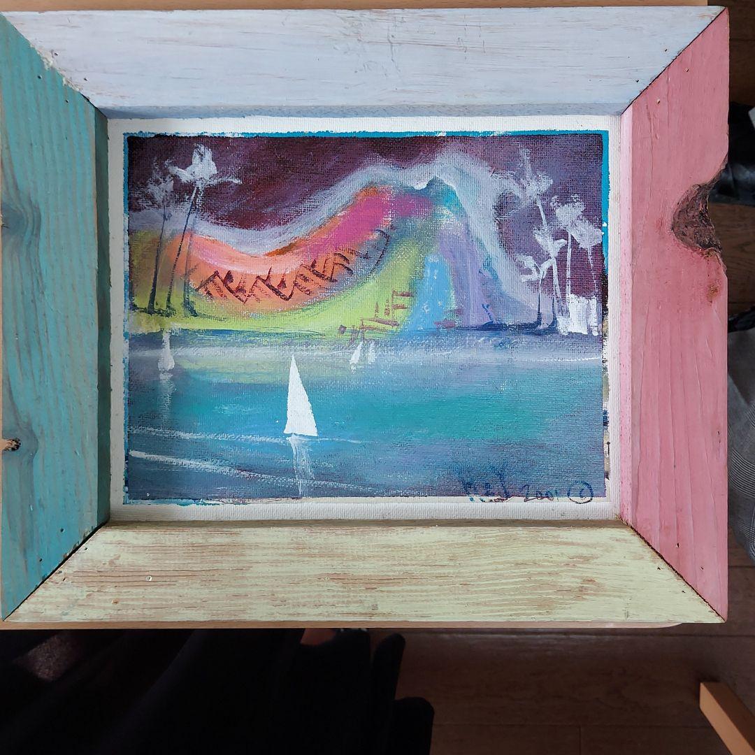 ヘイ平山画伯オリジナル絵画 【ハワイの風景】