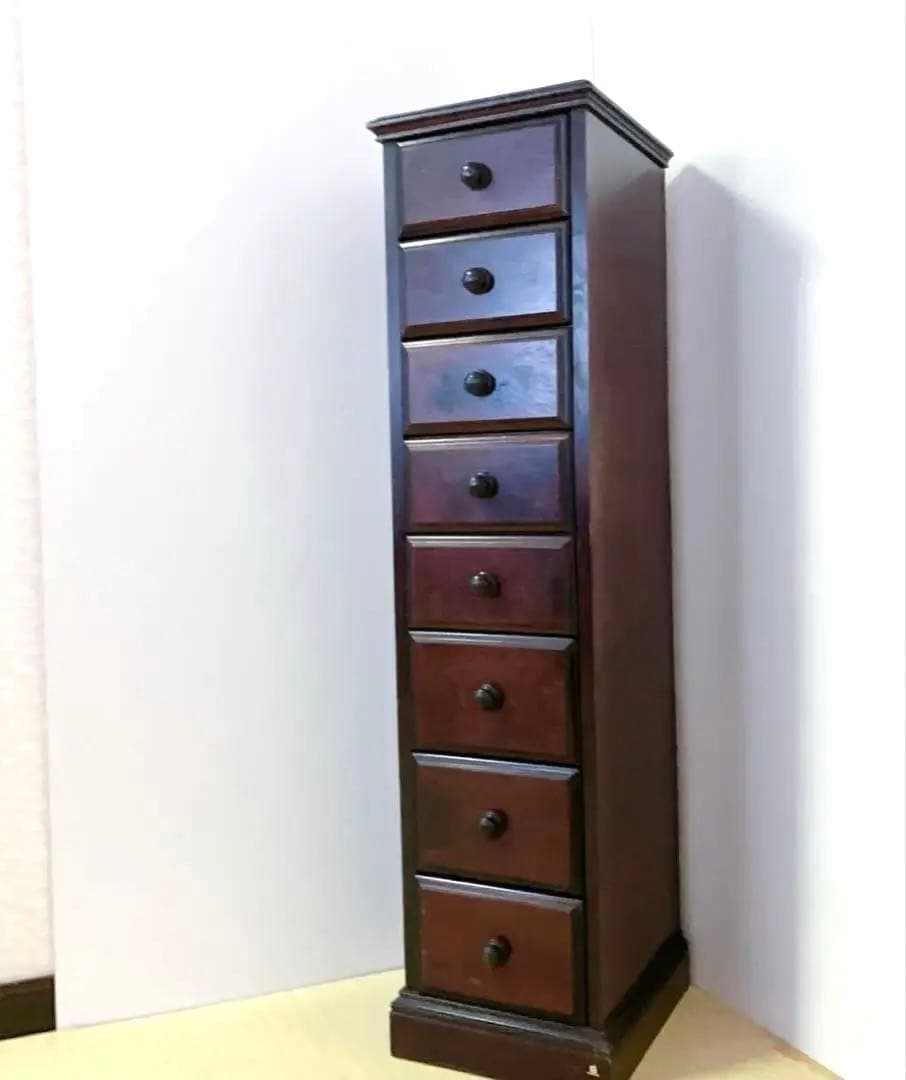 YAMAKA 桜　天然木　8段　チェスト　レトロ　アンティーク　収納　箪笥