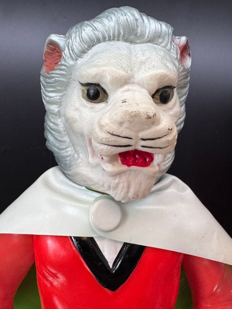 【当時物】怪傑ライオン丸 無版権 パチソフビ