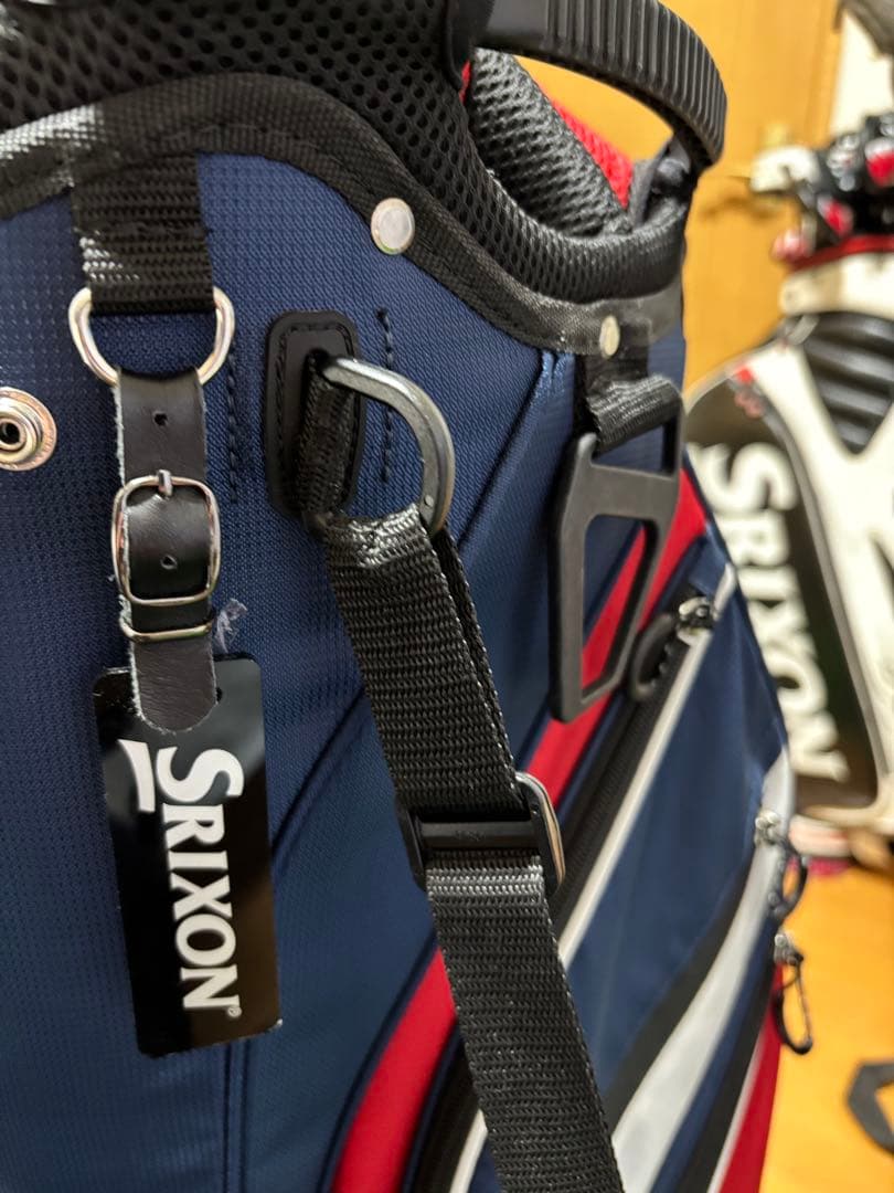 SRIXON キャディバッグ ネイビー/レッド