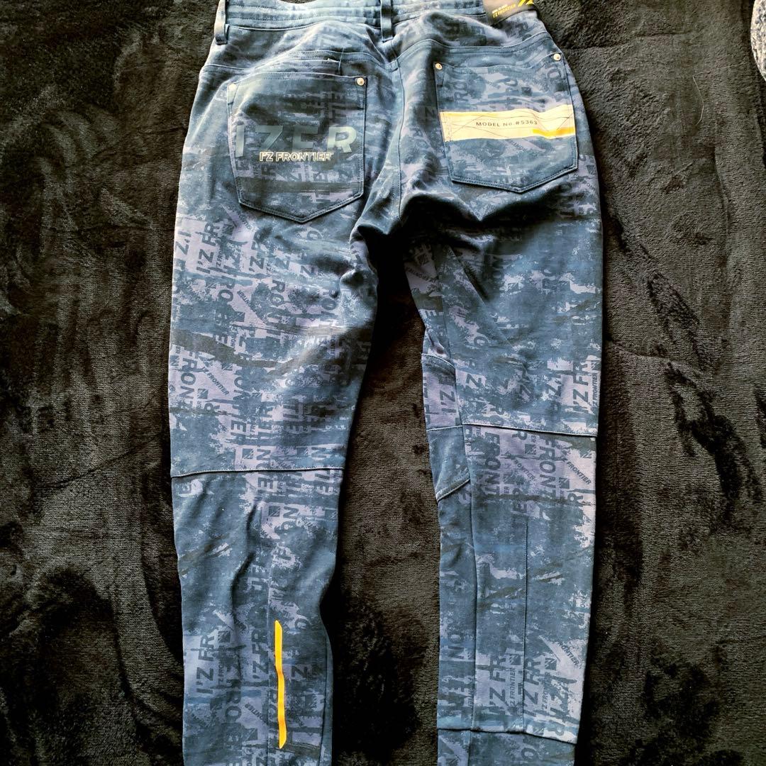 【 I'ZFRONTIER 】　カモフラ.ラグブルー上下セット 上L下M