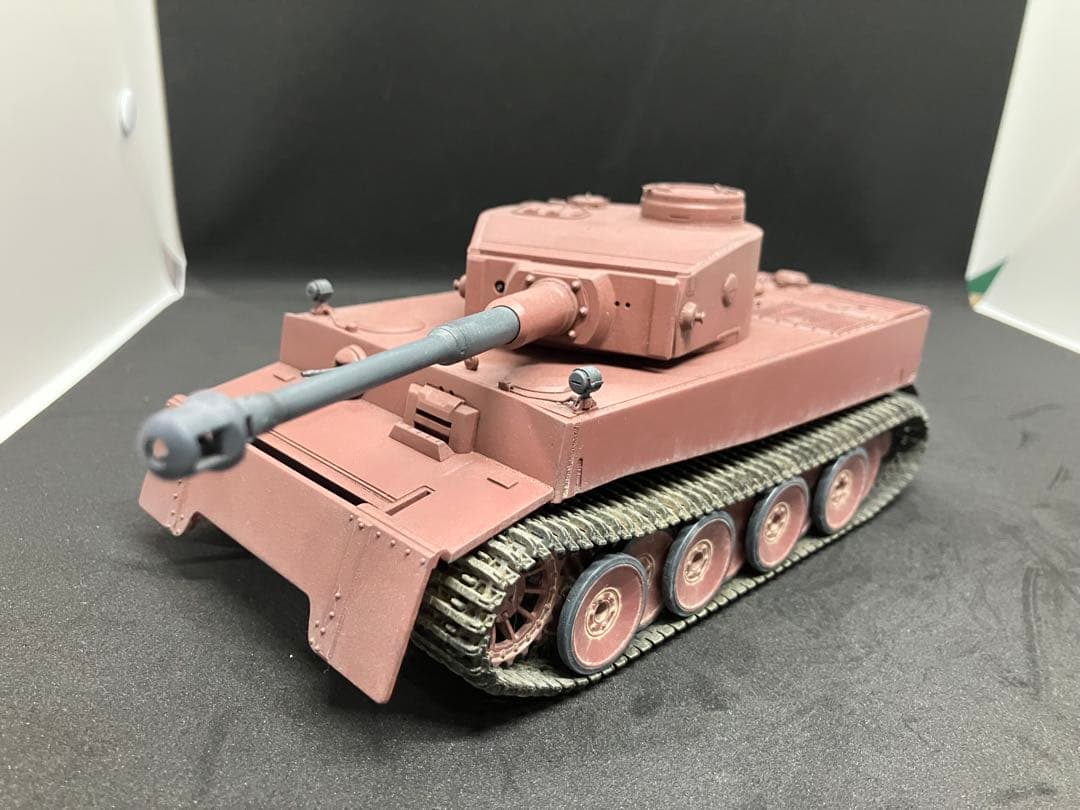 1/35 ドイツ軍 VK45.01(H)戦車プラモデル完成品　ジャンク扱い