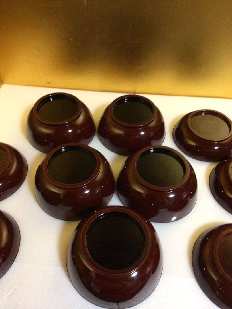 木製蒔絵入りお椀５客セット