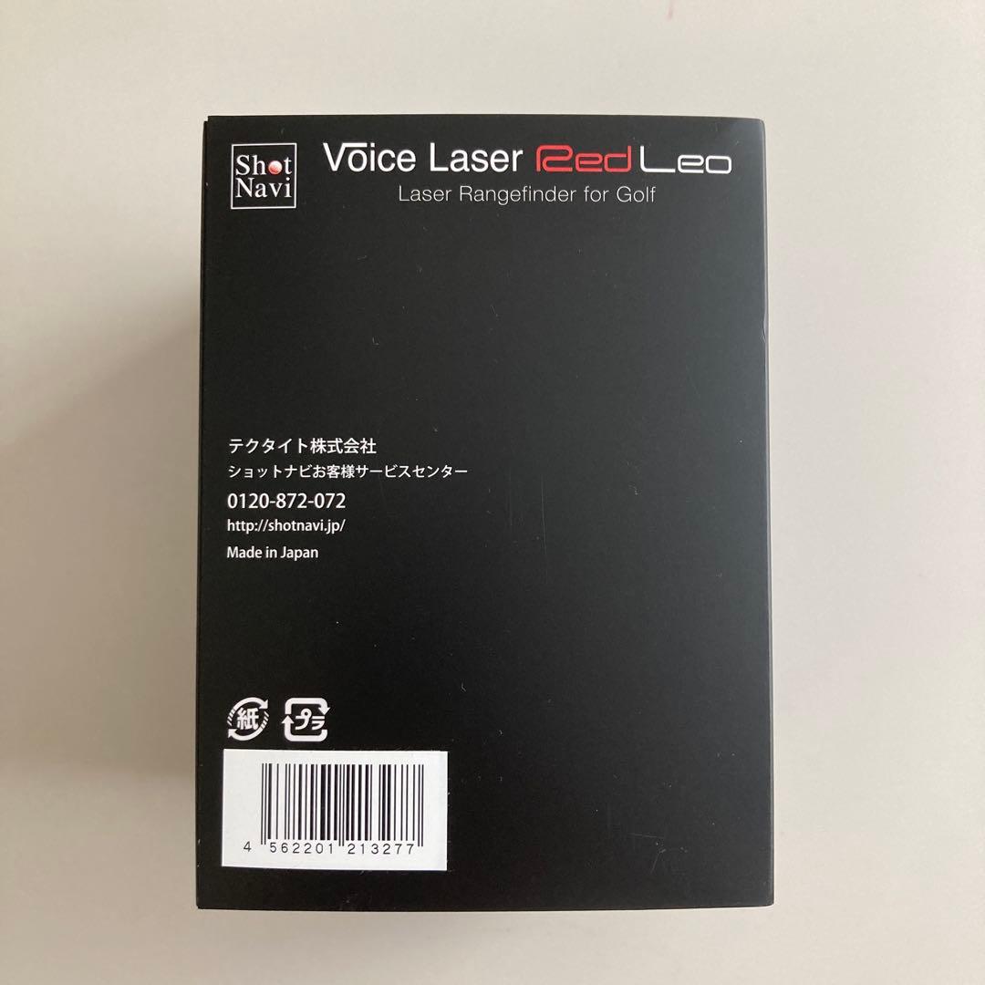 Shot Navi Voice Laser Red Leo ゴルフ用距離計
