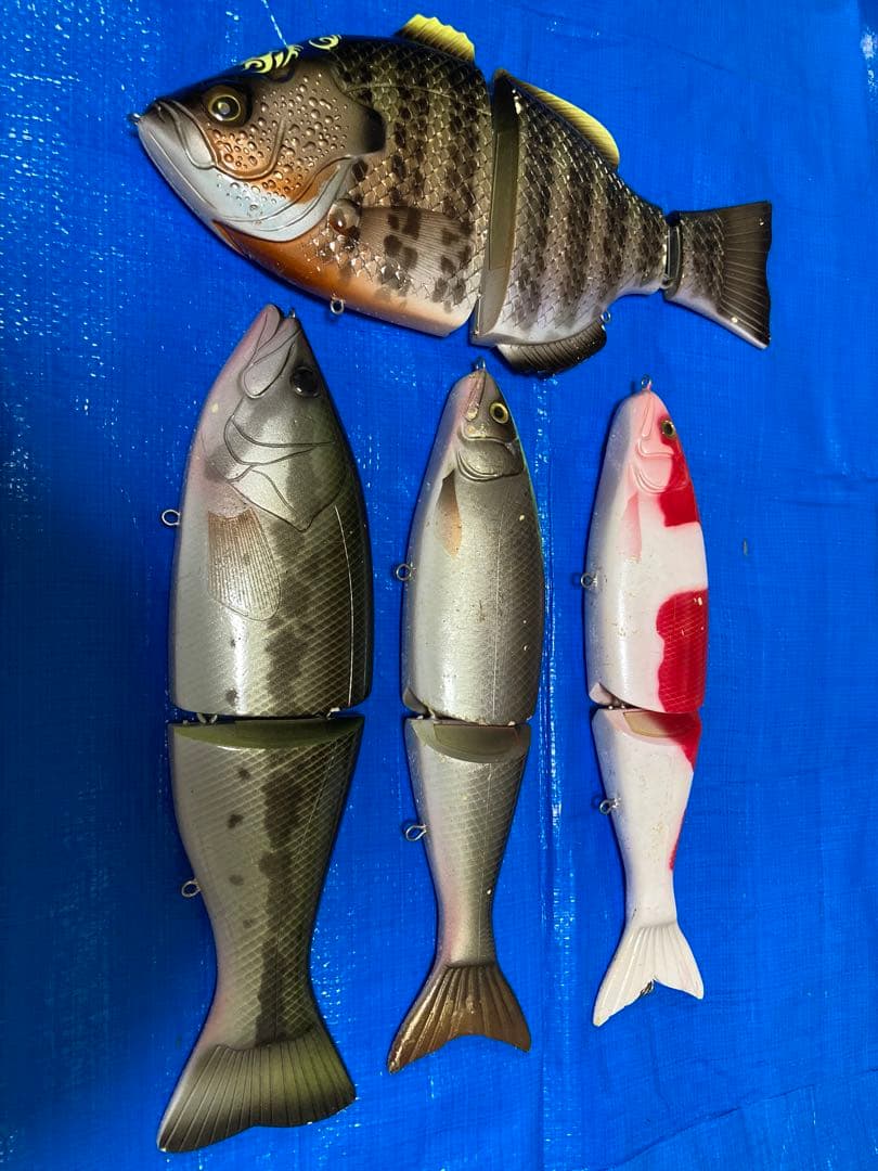 玄人ルアー　MONGILL320尺鮎×2 BIGMAMA320謎ルアー230mm