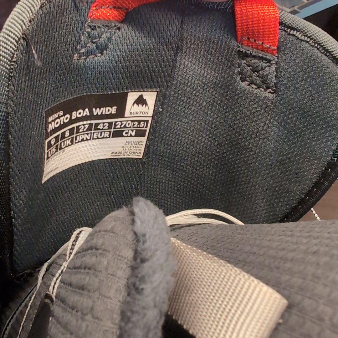 おかわりカレーBURTON MOTO WIDE BOA メンズ 27cm