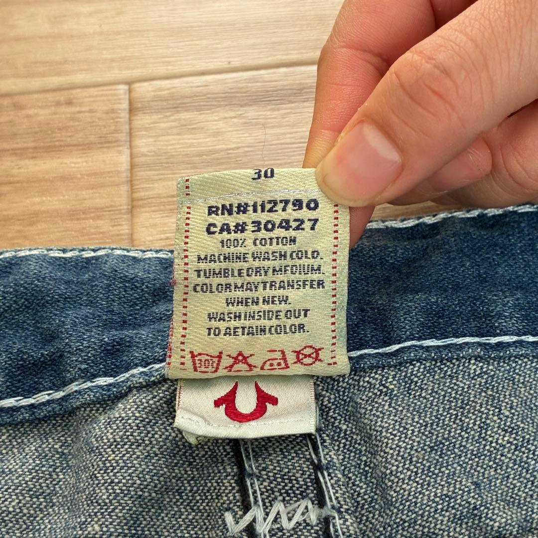 【希少】トゥルーレリジョンJOEYSUPER T 極太ステッチ デニム USA製