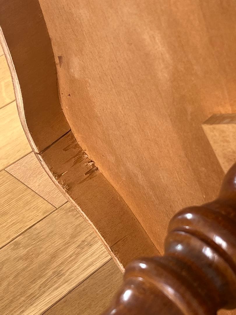 象嵌細工 コーヒーテーブル サイドテーブル 飾り台 波型天板 アンティーク