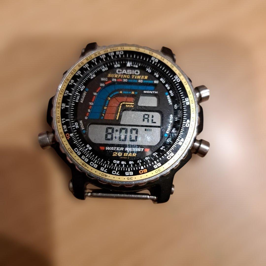 激レア　CASIO　SURFING TIMER　DW-403　時計のみ