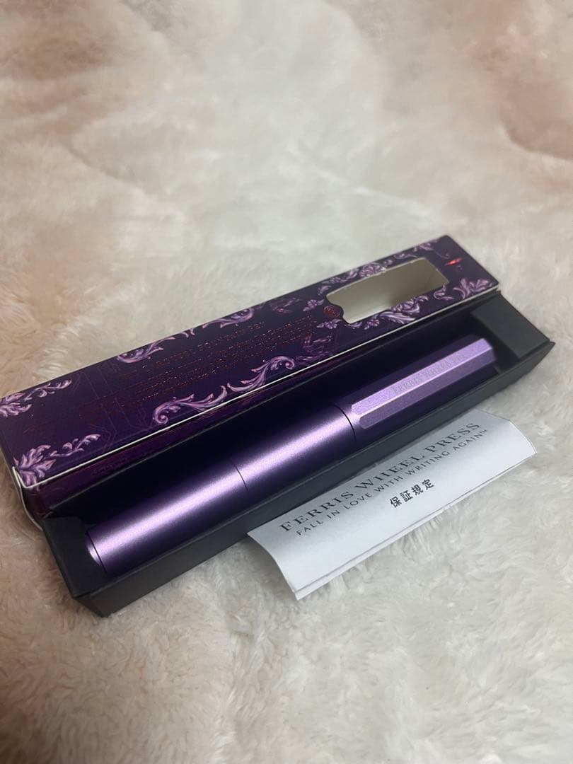 ☆限定 新品未使用 フェリスホイールプレス 万年筆 アルミカルーセル 字幅F☆
