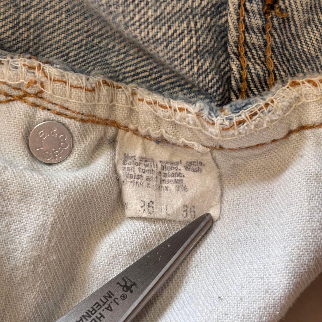 【Vintage】リーバイス501 66前期 デニムパンツ 34×32 赤耳