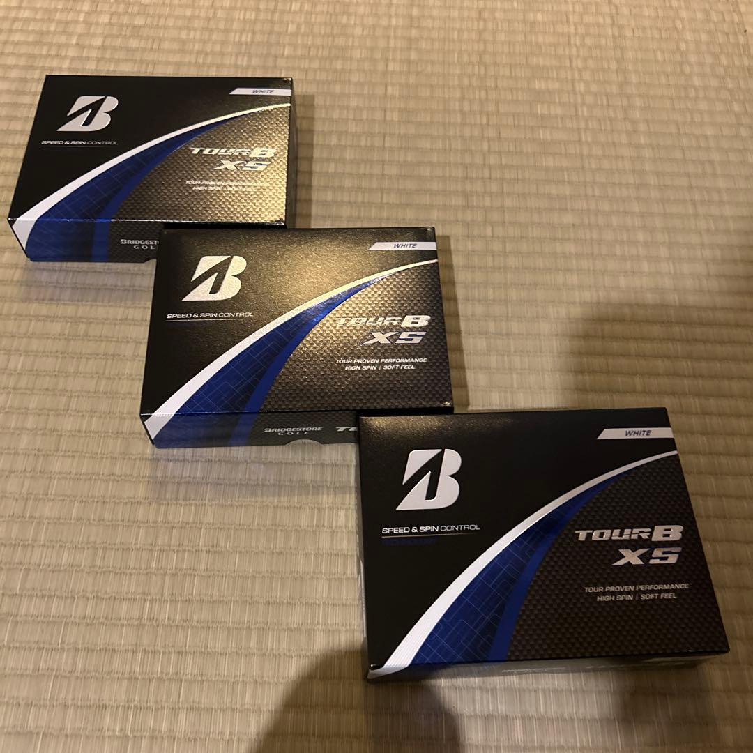 ブリヂストン TOUR B XS ホワイト 3箱セット