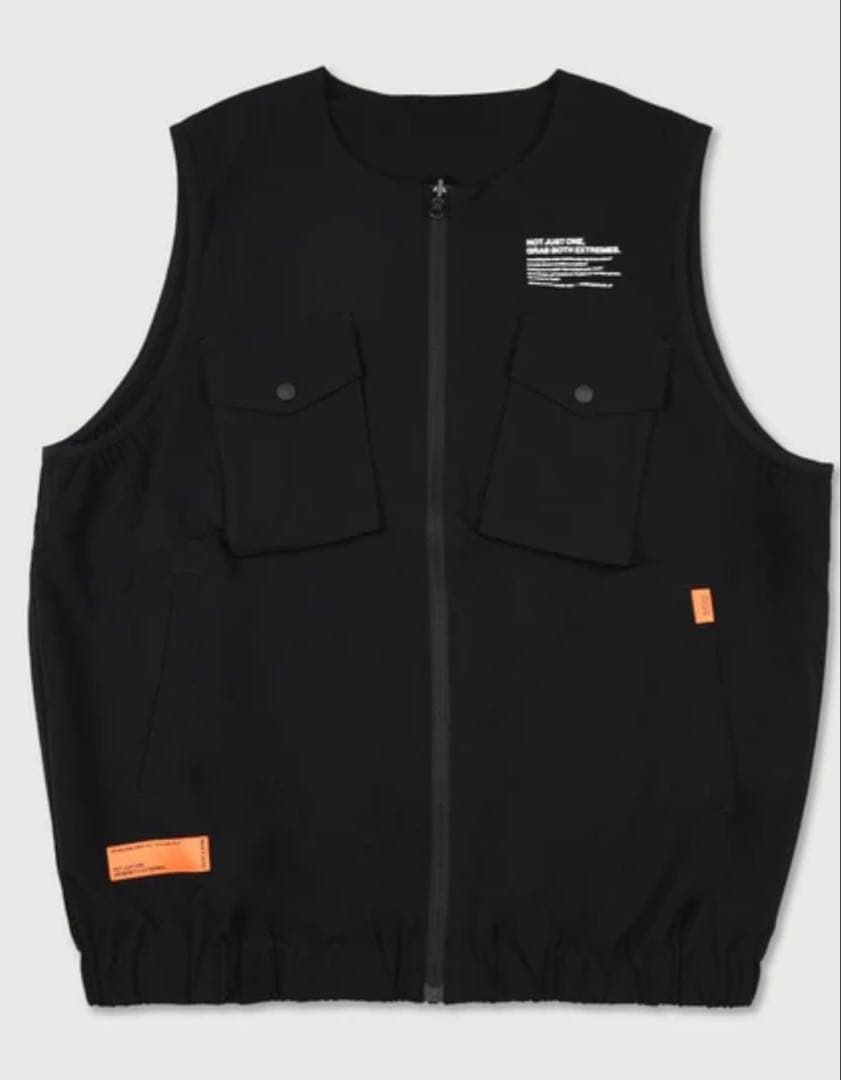 ラフロッグRUFLOG FLEX PLAYFIELD VESTベスト ブラックL