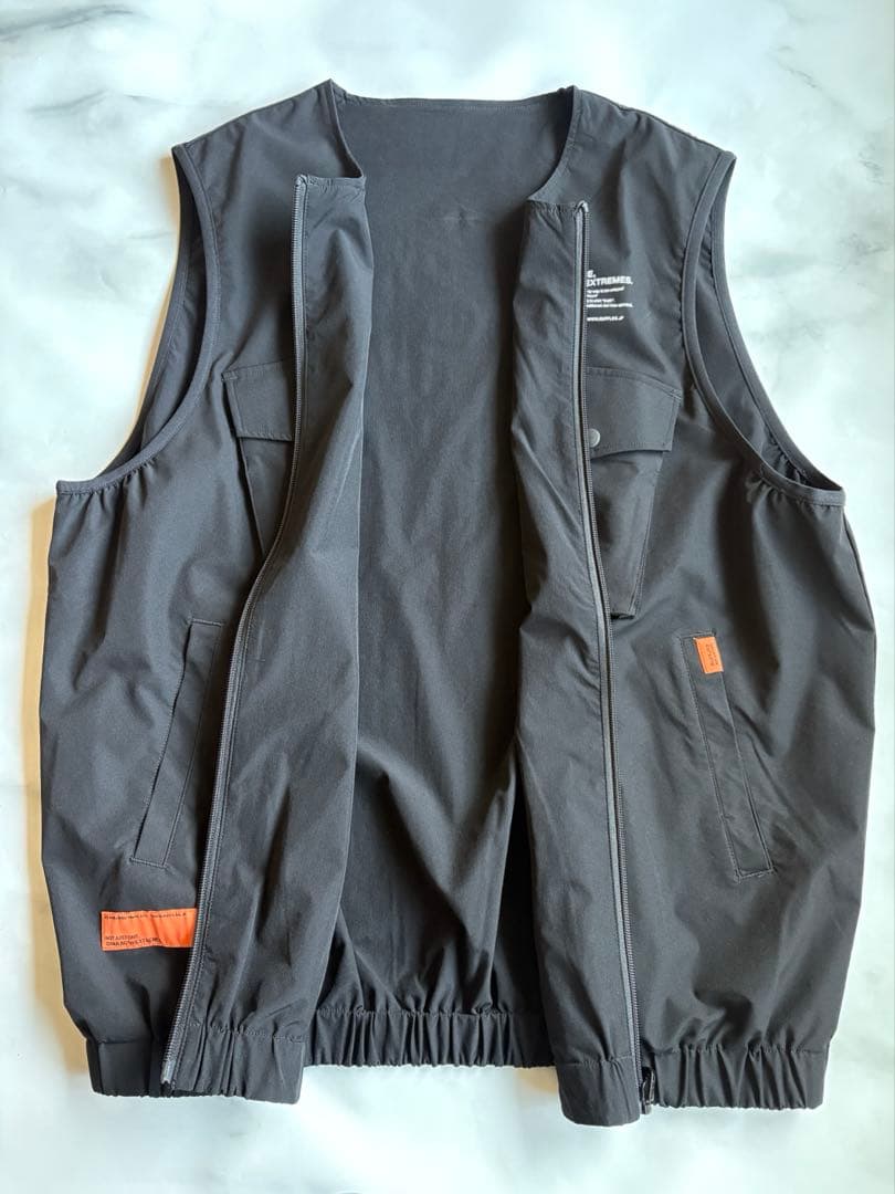 ラフロッグRUFLOG FLEX PLAYFIELD VESTベスト ブラックL