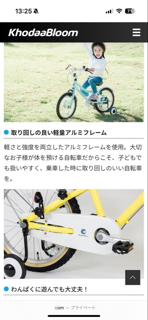 コーダブルーム 18インチ 子供用自転車 前バスケット付き
