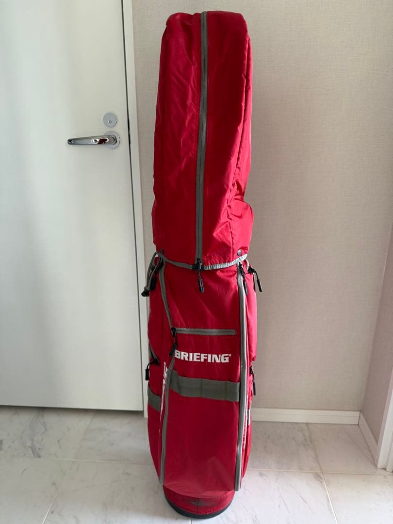 BRIEFING ブリーフィング キャディーバッグ　レッド