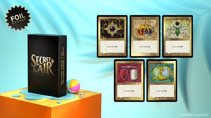 secret lair 印鑑サイクル etching foil版