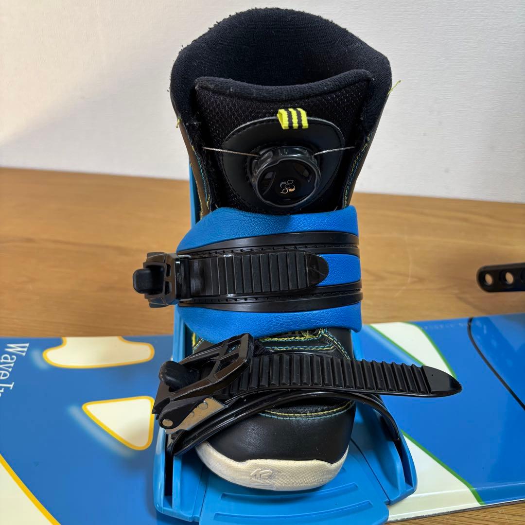 ジュニアスノーボード ZUMA 90cm BOA 18.5cmブーツ付き
