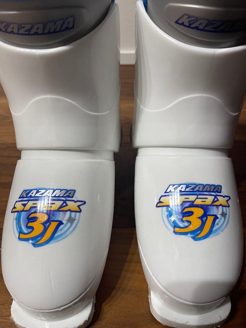 KAZAMA スキー板120㎝ ブーツ21㎝ ストック セット ジュニア 子供用