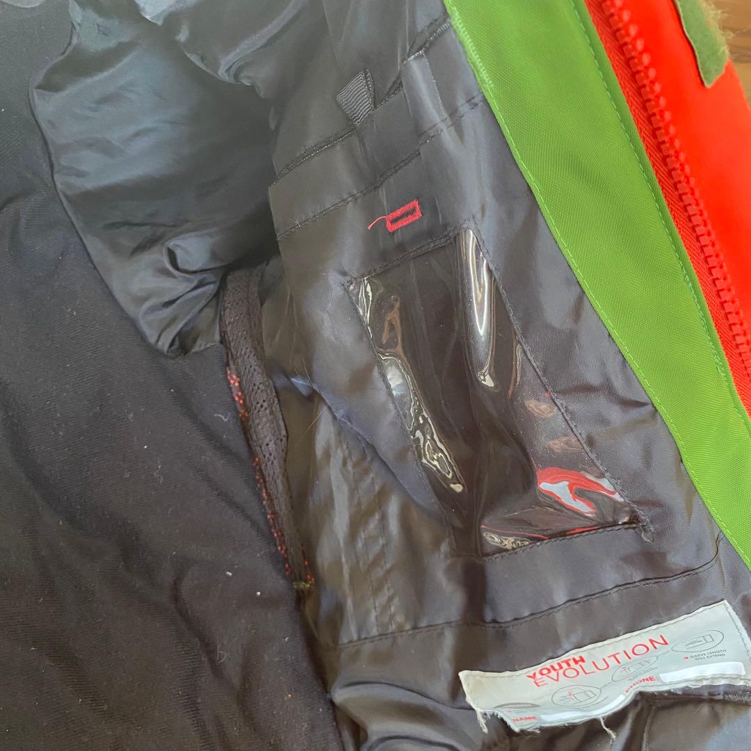 スノーボードウェア 686 S オレンジ　カーキ　セットアップ　上下