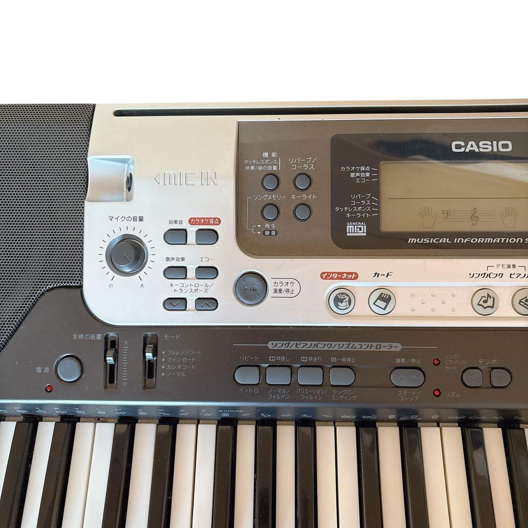 CASIO 電子ピアノ LK-301BB スタンド付き