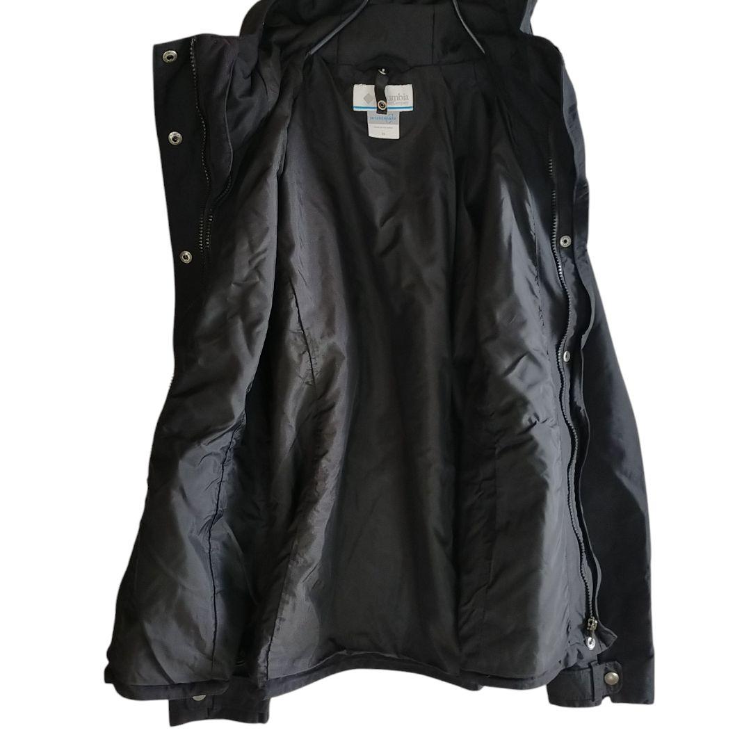2枚セット【海外古着】US Columbia スノージャケット ウェアー 黒 M