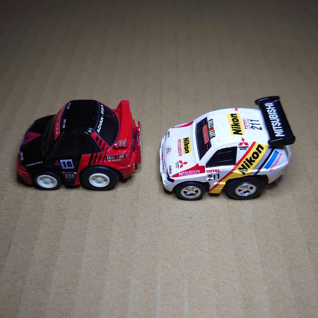 チョロQ　パジェロ　ランサーエボリューション レースカー 2台まとめ売り