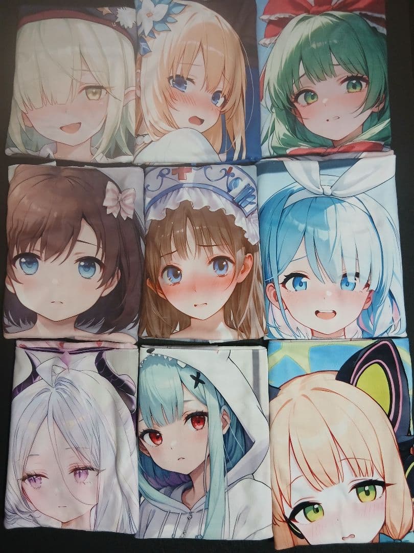 タオル　タペストリー　開封済み２３枚セット　タペストリー棒マグネット８セット付